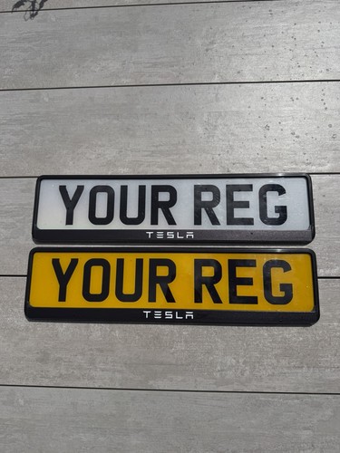 Tesla kennzeichenrahmen - tesla,