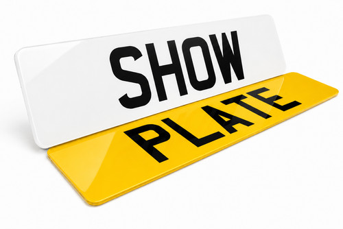 Show nummernschilder vorne - 2d,