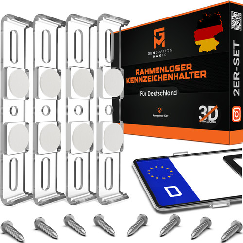 Genmag clip kennzeichenhalter - genmag,