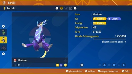 Miraidon lvl 100 - legal, +
