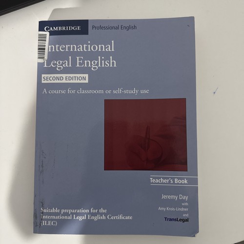 International legal english - legal,