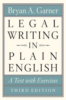Legal writing plain - writing,