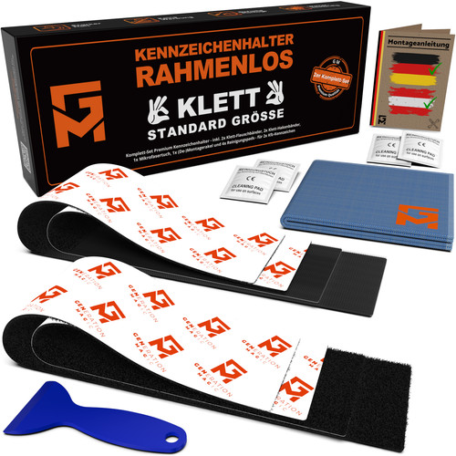 Genmag klett kennzeichenhalter - genmag,